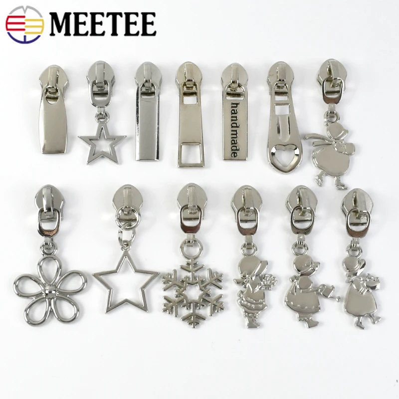 Metal Zipper Slider 5# 5-20Pcs - Textile And Sewing Supply 评论和价格