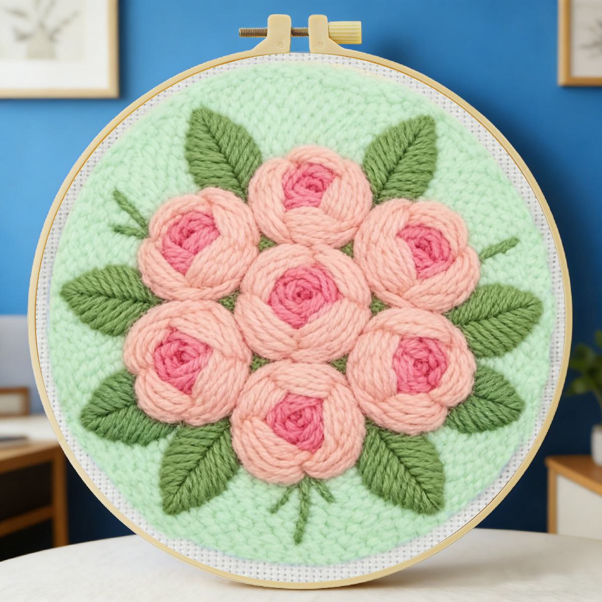 20X20CM/7.87inch Flower Punch  - Is Sewing Textile Art 评论和价格