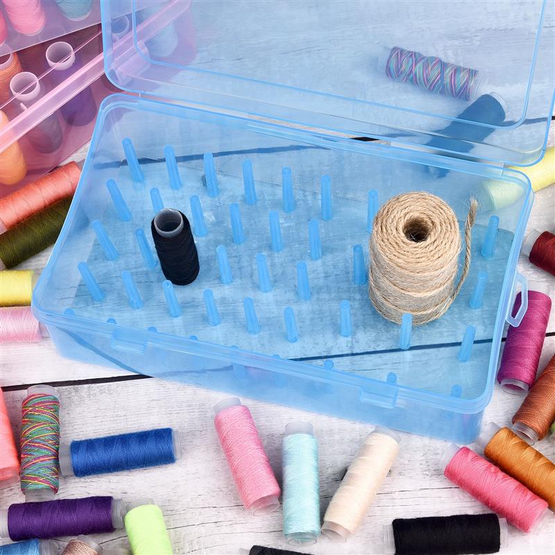 New 42 Axis Sewing Thread Stor - Bobbin Organizer Box 评论和价格